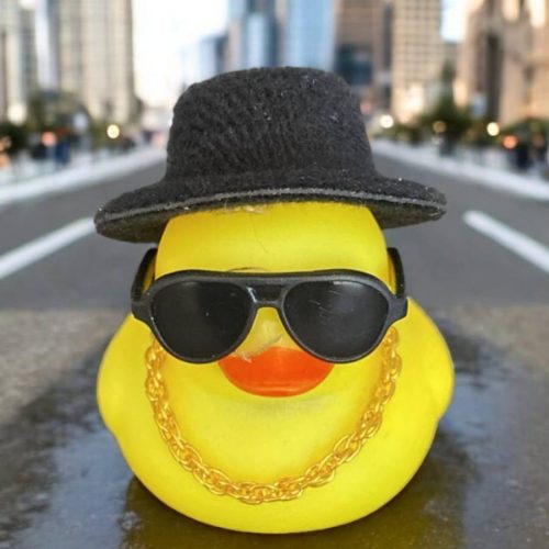 Hand Decorated Rubber Duck