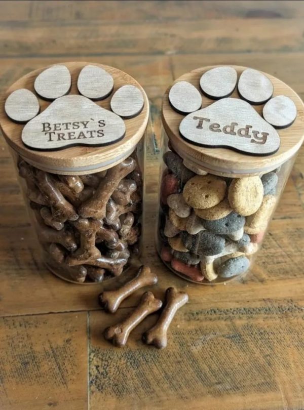 Dog Treats Jar Dog Treat Jar